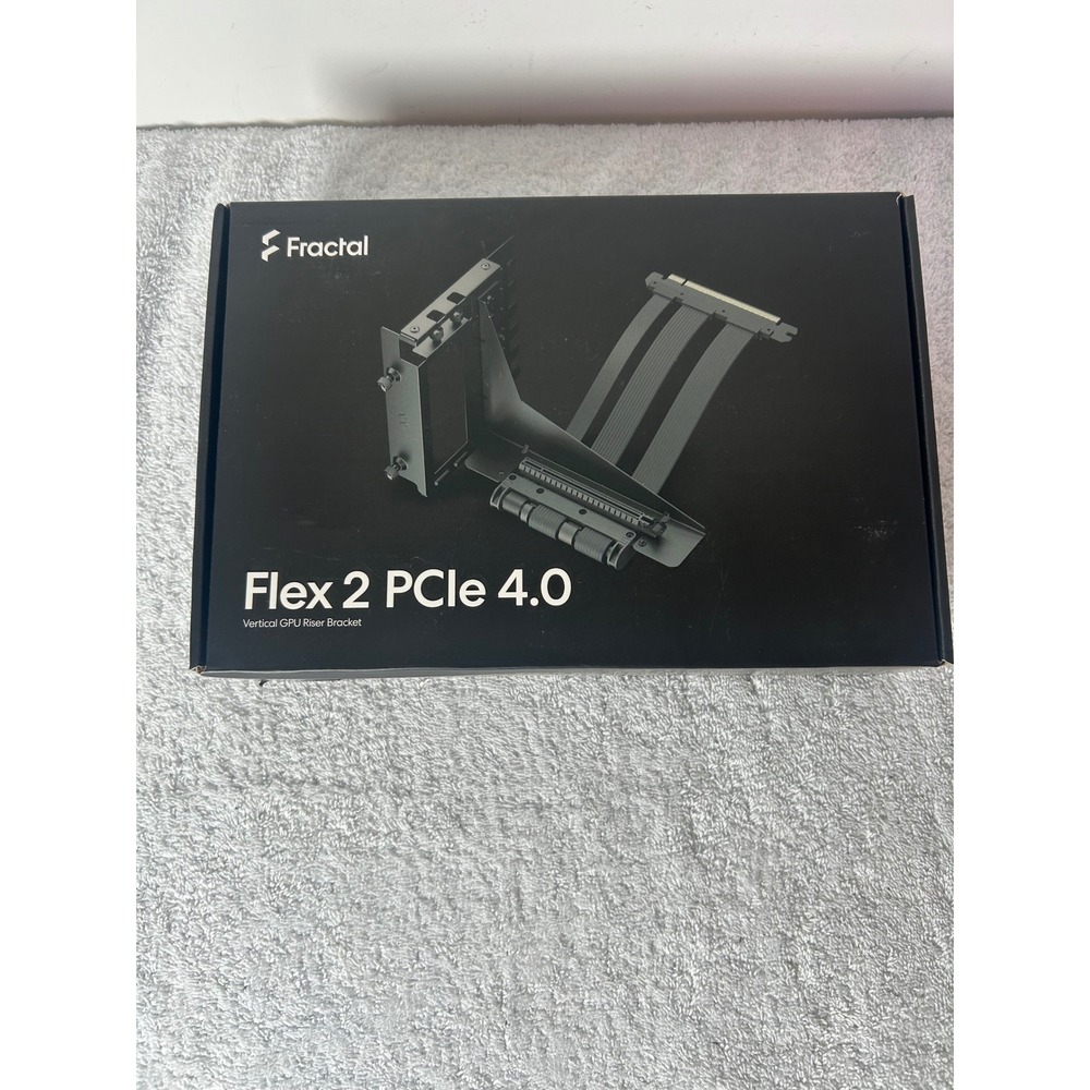 Fractal Design Flex 2 PCIe 4.0 Vertical GPU Riser Bracket Black FD-A-FLX2-001